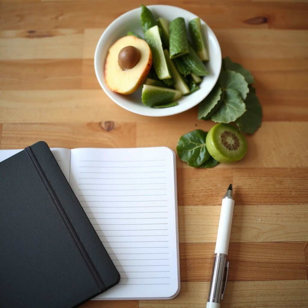 Vorbereitung für das Beratungsgespräch: Notizen und gesunde Snacks